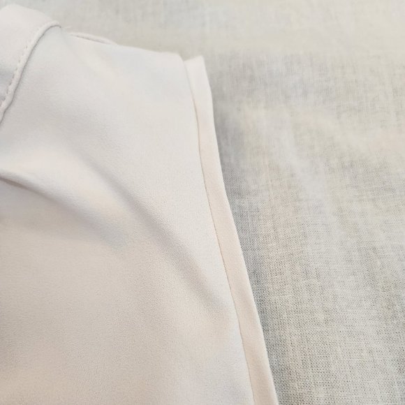 LOFT Sleeveless Cream-Colored Top - XXS Petite - Picture 9 of 13